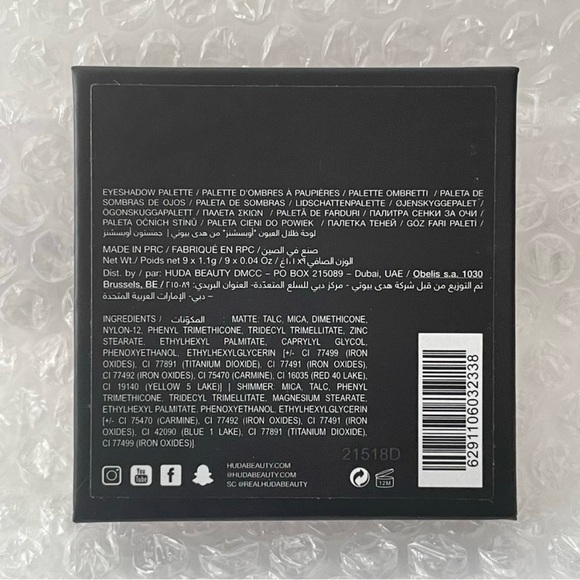 NIB Huda Beauty Coral Obsessions Palette | Eyeshadow| Warm Tones - Picture 4 of 4